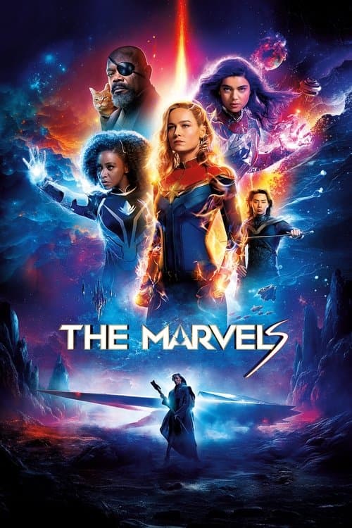 The Marvels 2023 movie poster