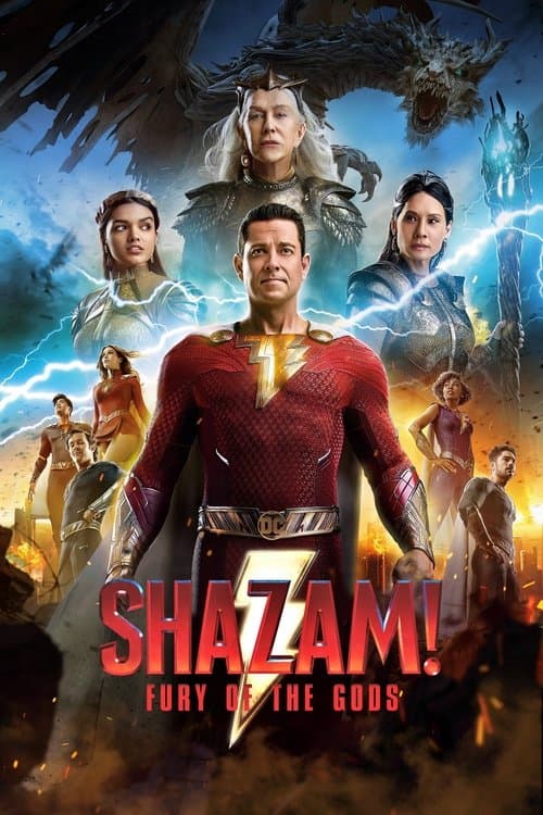 Shazam! Fury of the Gods 2023 movie poster