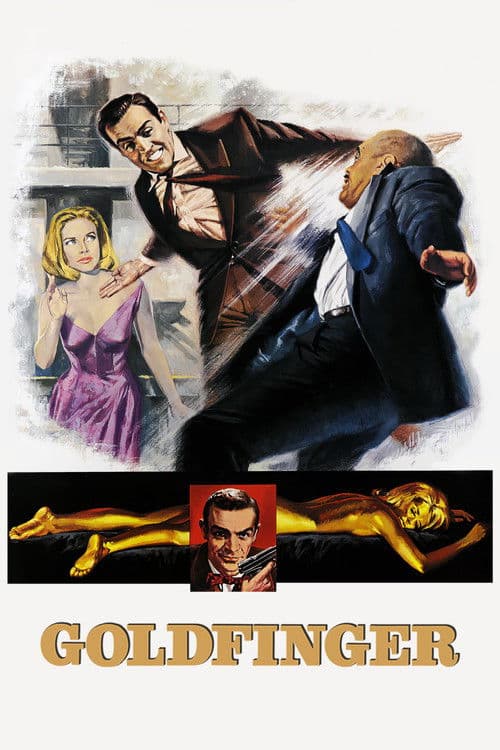 Goldfinger 1964 movie poster