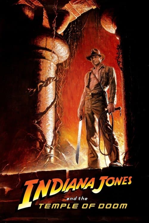 Indiana Jones and the Temple of Doom 1984 movie poster