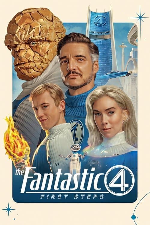 The Fantastic 4: First Steps 2025 movie poster