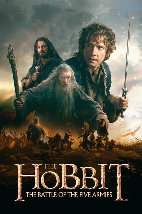 The Hobbit: The Battle of the Five Armies 2014 movie poster
