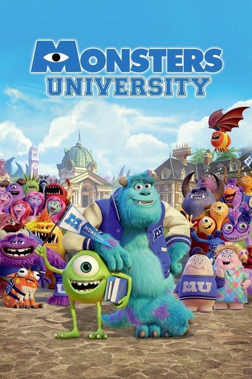 Monsters University 2013 movie poster