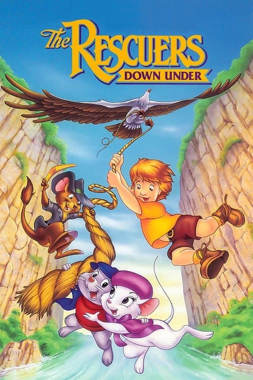The Rescuers Down Under 1990 movie poster
