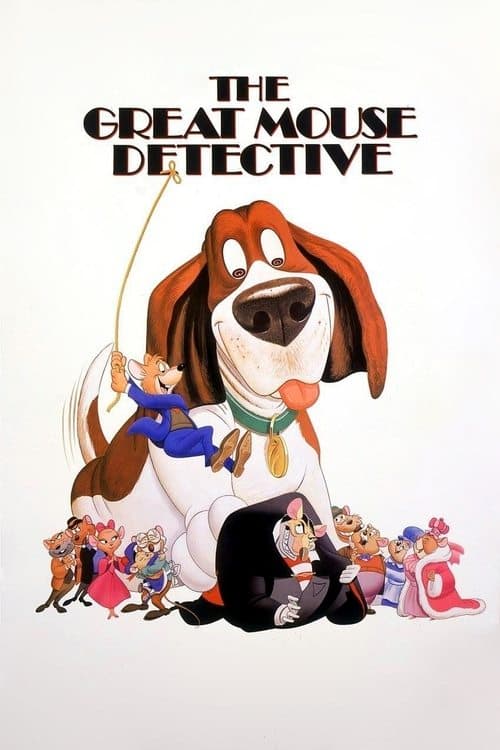 The Great Mouse Detective 1986 movie poster