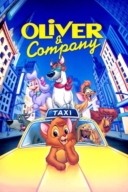 Oliver & Company 1988 movie poster